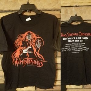 Trans Siberian Orchestra shirt 2011 Mephisto Graphics BLACK B3